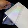 10Pcs Transparent Holographic Lamination Film