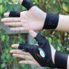 2Pcs Fishing Gloves with Led Lights