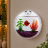 18.5cm Wall Aquarium + Fish + Tree + Stone + Food + Light