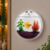 16.5cm Wall Aquarium + Fish + Tree + Stone + Food + Light