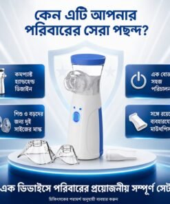 Mesh Nebulizer – Handheld Inhaler for Kids & Adults - Image 4