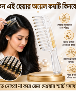 Hair Comb with Oil Applicator - Image 4